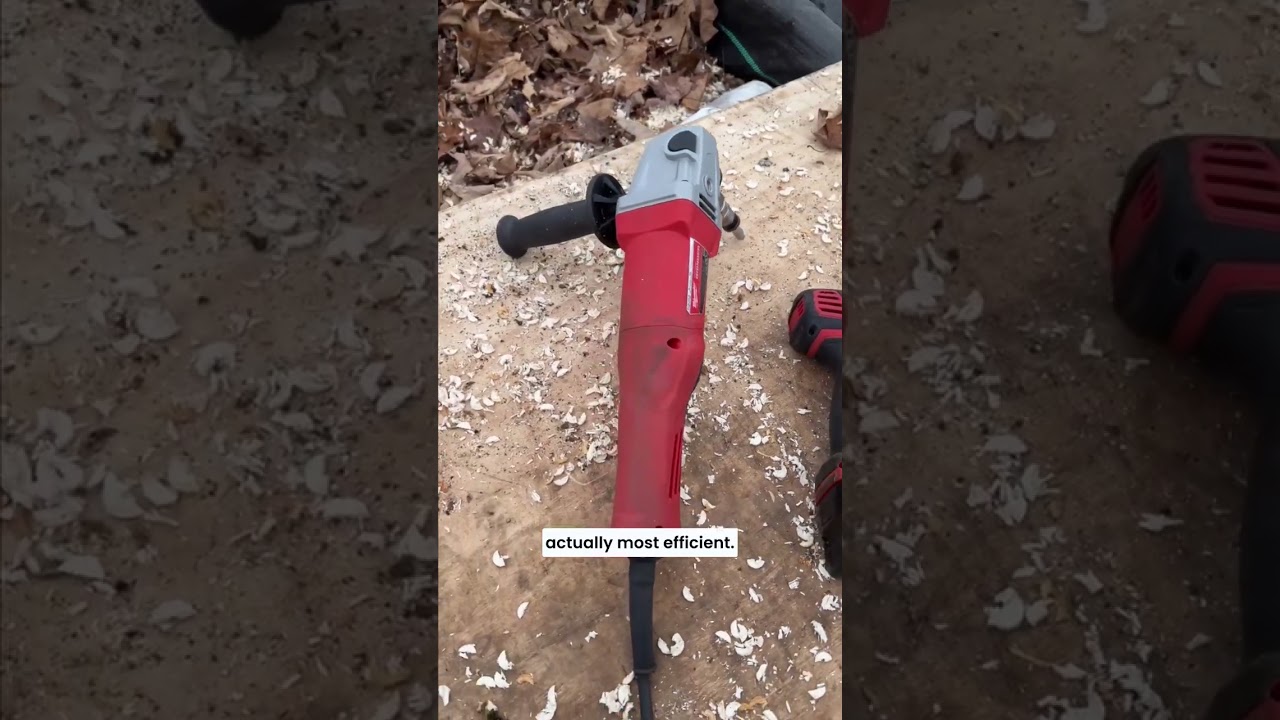 Drill vs Angle Grinder for Mushroom Log Inoculation