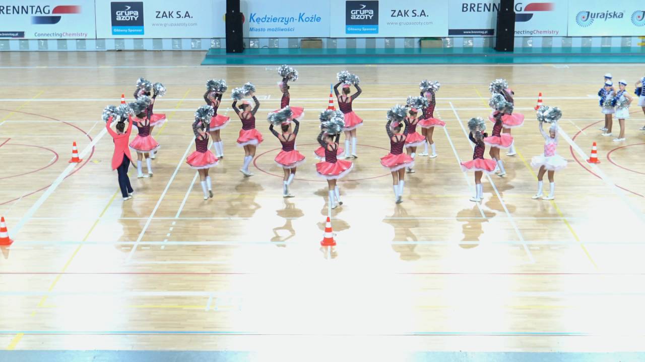 Pantery Gliwice scena pom-pom juniorki MP 2016