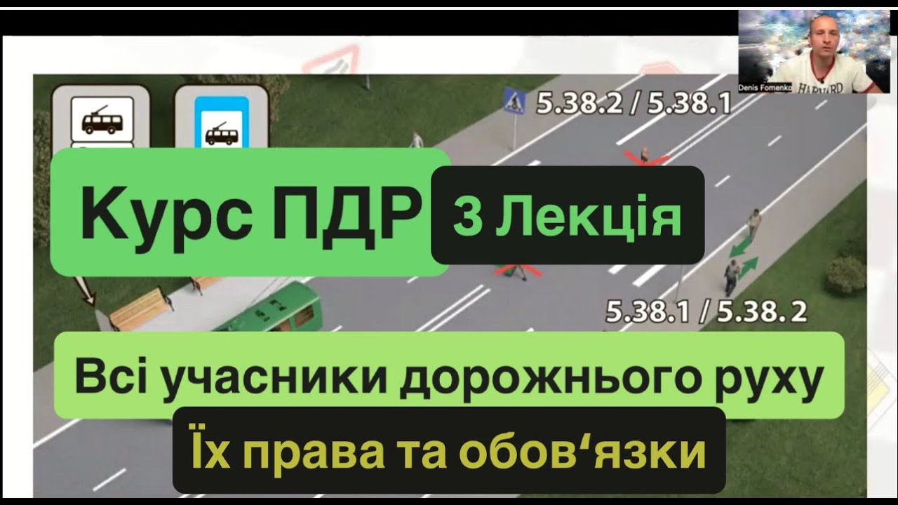 3 Лекція. Вимоги до таких учасників дорожнього руху, як пішоходи, пасажири, велосипедисти, погоничі.