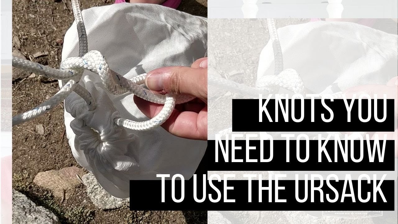 Knots to tie an Ursack