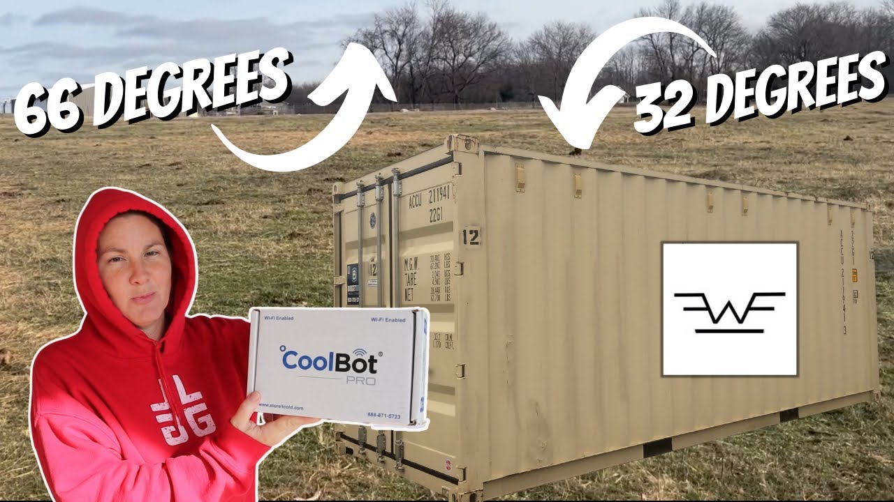 FAMILY Builds Shipping Container Cold Room With CoolBot