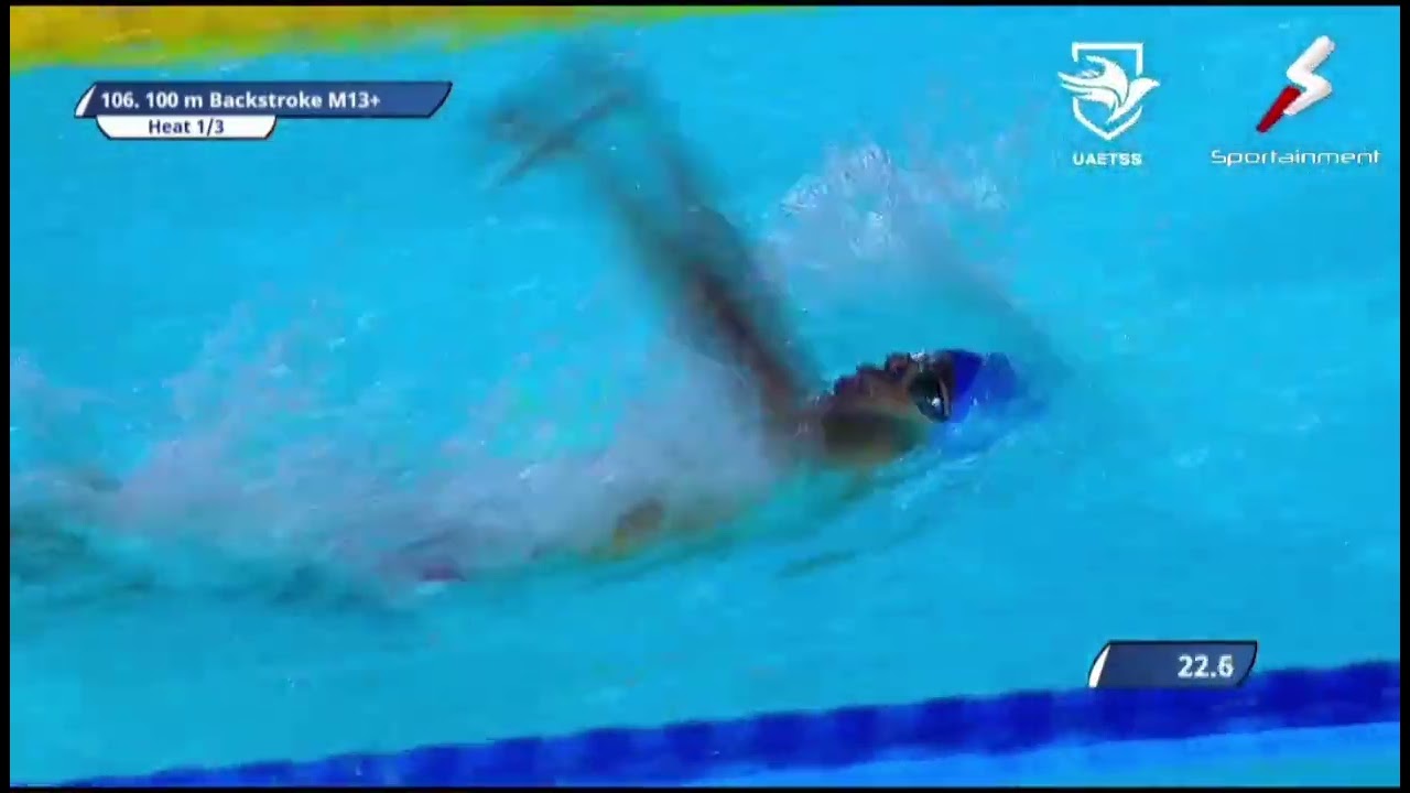 Lane 4 Black Cap - 100m Backstroke LCM - 1:01.14 at Dubai Open 2026