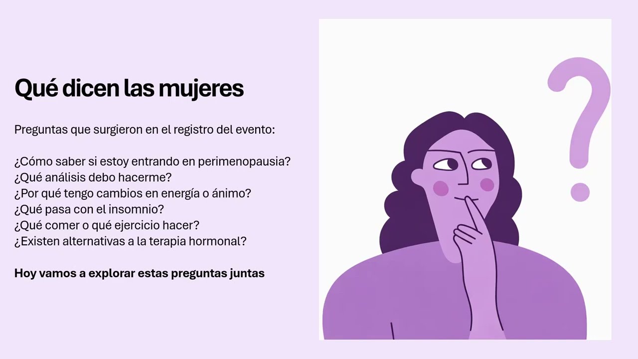 Transitar los cambios: Perimenopausia y Menopausia | Conversatoria comunitaria