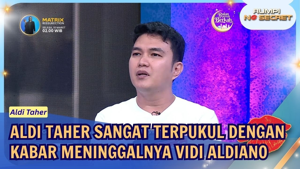 Aldi Taher Sangat Terpukul dengan Kabar Meninggalnya Vidi Aldiano - RUMPI (09/03/26) P1