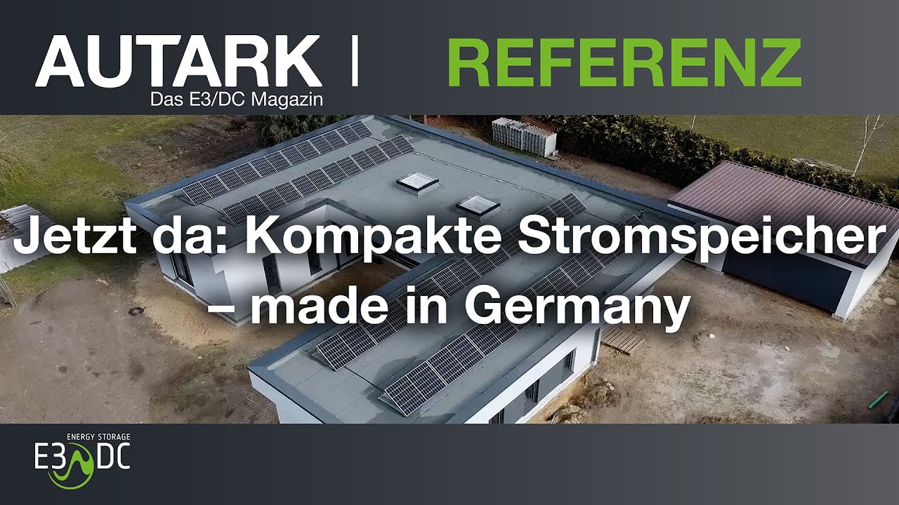 Jetzt da: Kompakte Stromspeicher – made in Germany