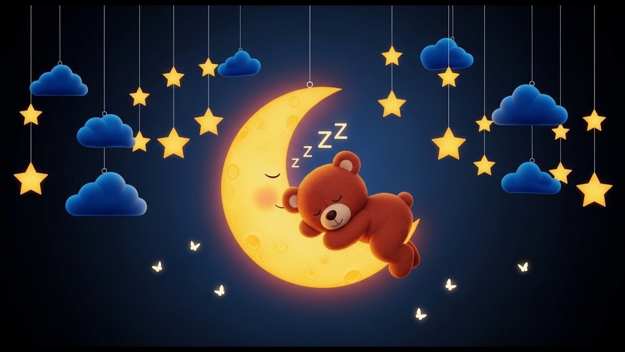 Overcome Insomnia 💤Mozart Brahms Lullaby 🎵 Sleep Instantly in 3 Minutes 🌙 Soothing Baby Music
