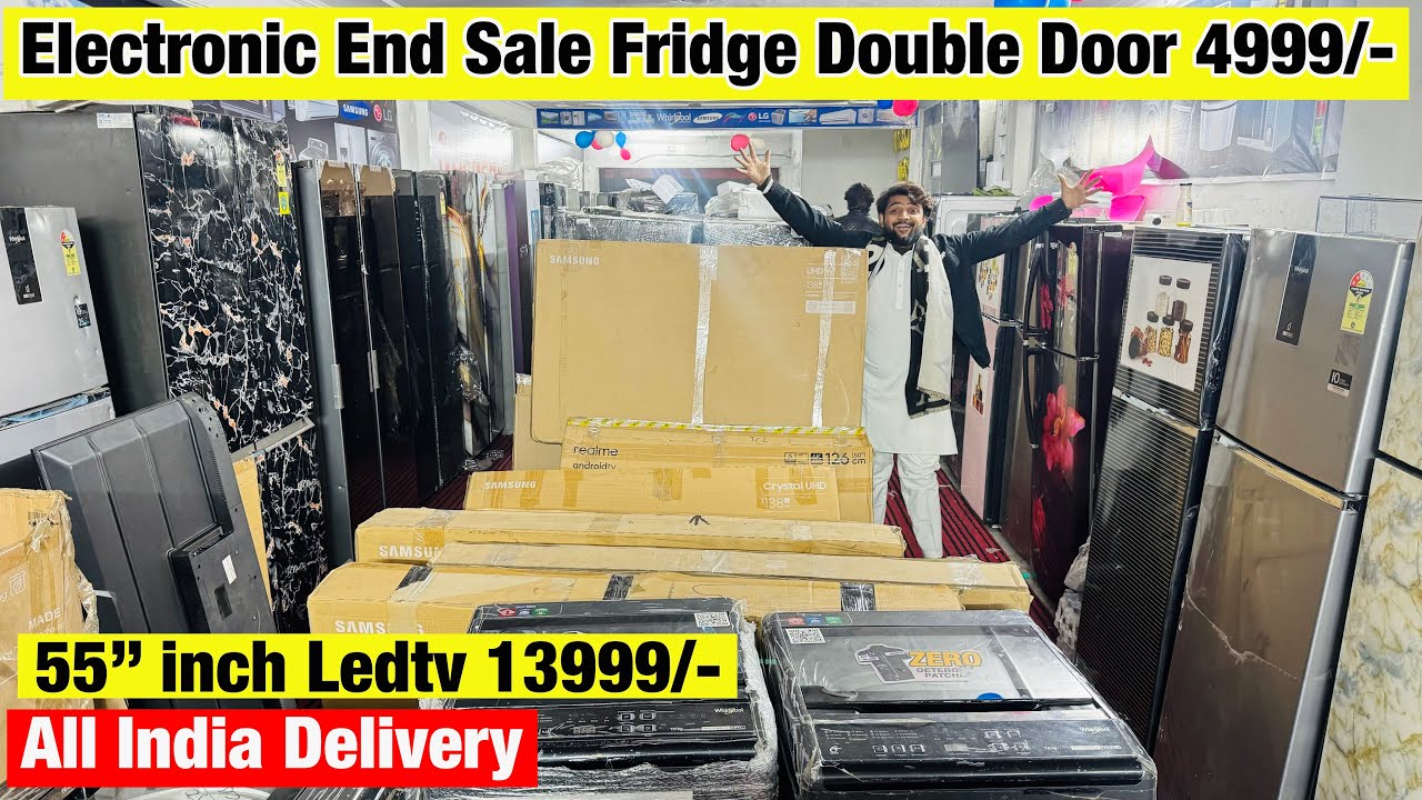 55 इंच TCL 4K Tv मात्र 9,999 में | Cheapest Electronics Delhi का सबसे बड़ा Electronics Warehouse