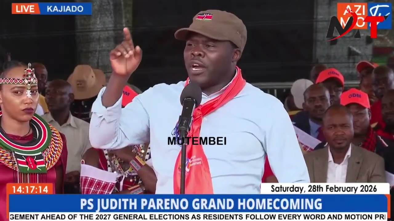 MIGORI SEN DELIVERS POWERFUL SPEECH INFRONT OF PRES RUTO IN KAJIADO!