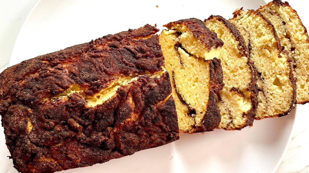 EASY KETO CINNAMON BREAD RECIPE | Sugar Free Cinnamon Cake, Low Carb, Gluten Free
