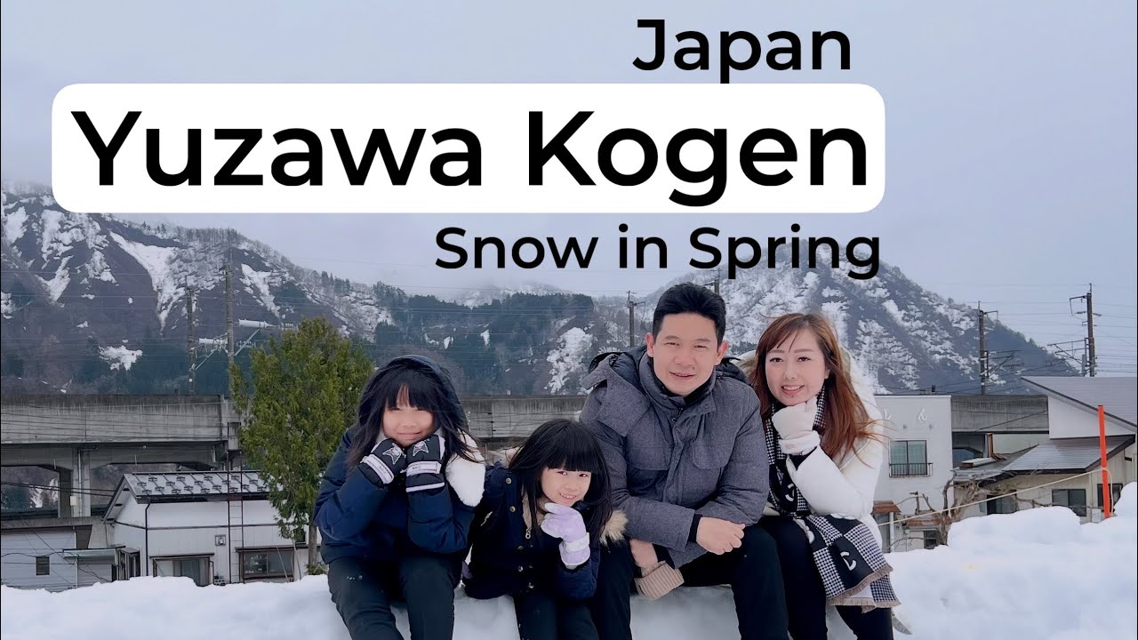 Yuzawa Kogen Japan | main salju di musim semi (Snow in Spring) 