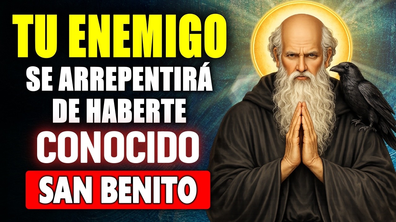 🔴 HOY se ROMPEN TODAS las MALDICIONES | Poderosa Oración a San Benito para Expulsar el Mal