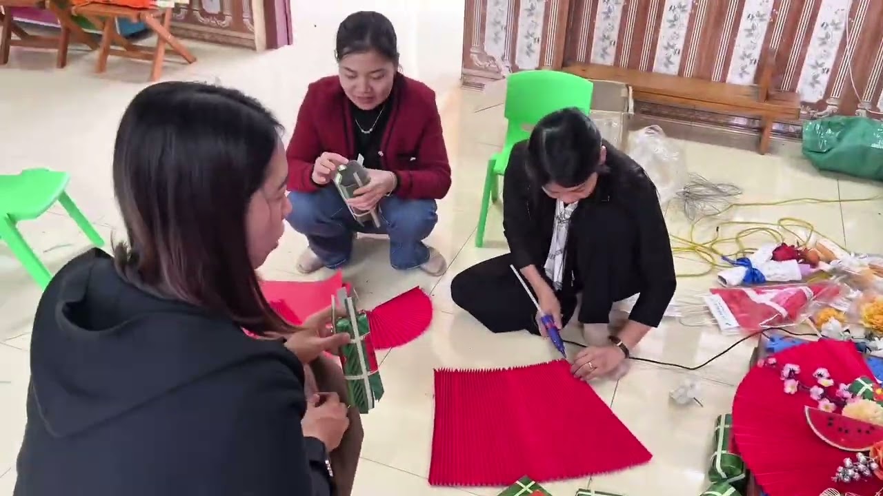 Rộn ràng không khí chuẩn bị mừng xuân 2026 - Trường mầm non Công Lý