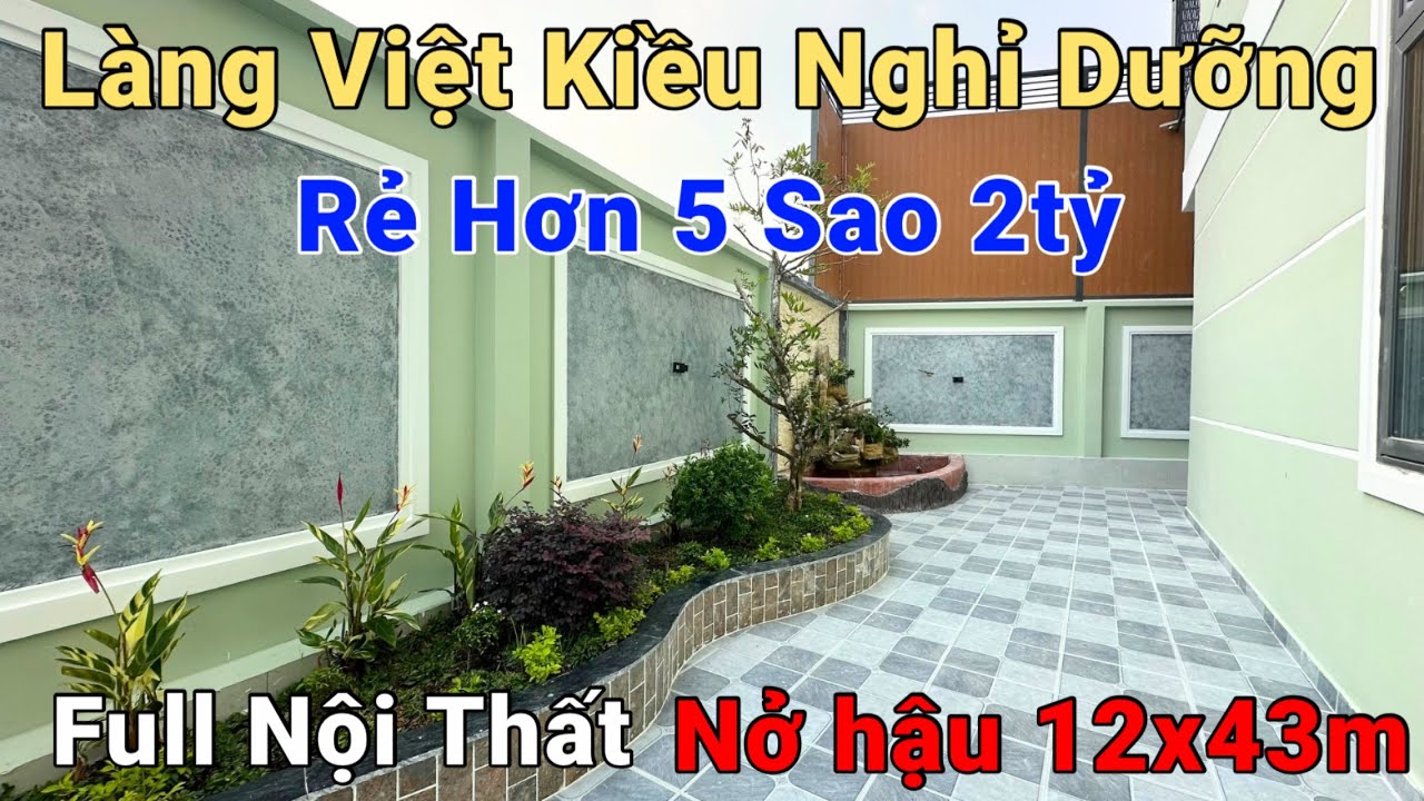 Việt Kiều Mỹ Cũng Mê Nhà Rẻ Ngỡ Ngàng 12x43m Nghỉ Dưỡng Đẹp Ngất Ngây Sổ Hồng Riêng Khu Đô Thị 5 Sao
