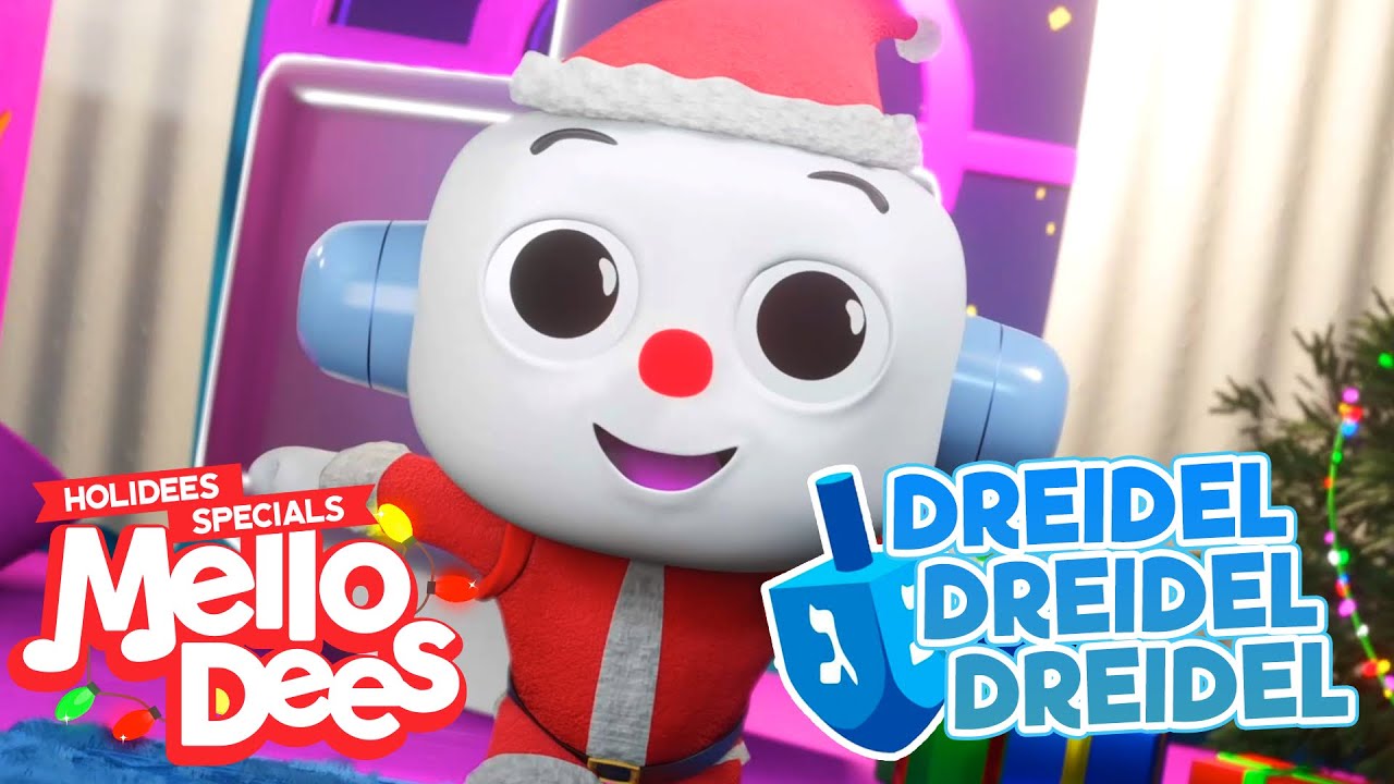 Dreidel Dreidel Dreidel - Mellodees Kids Songs & Nursery Rhymes | Sing-A-Long