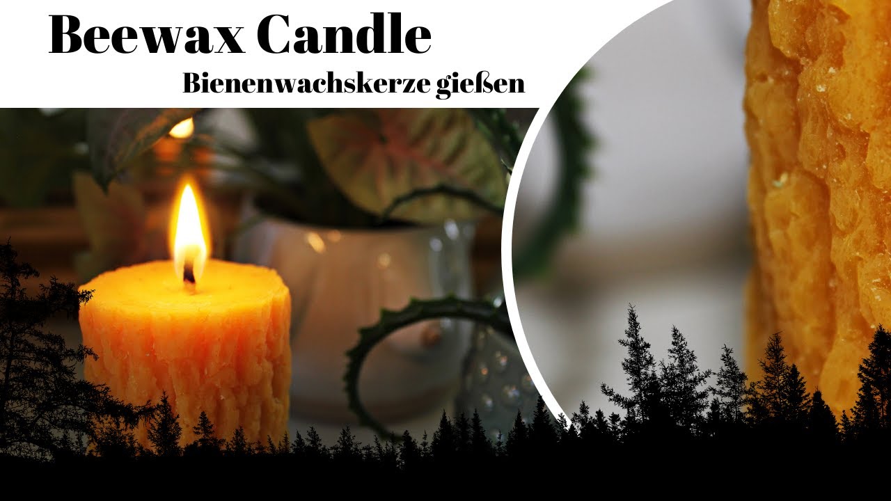 Bienenwachskerze gießen - Beeswax Candle