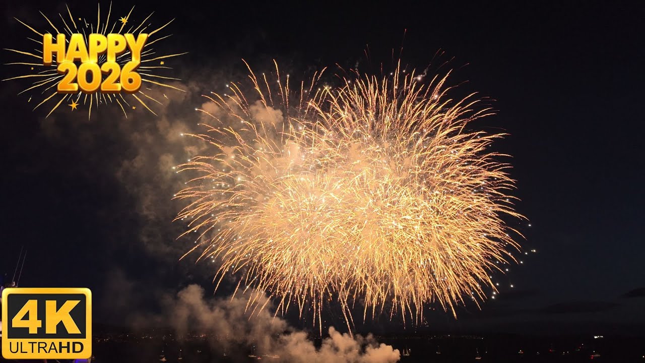 2026 Hobart New Year’s Eve Fireworks at 9.30PM霍巴特2026年新年烟火 9.30PM