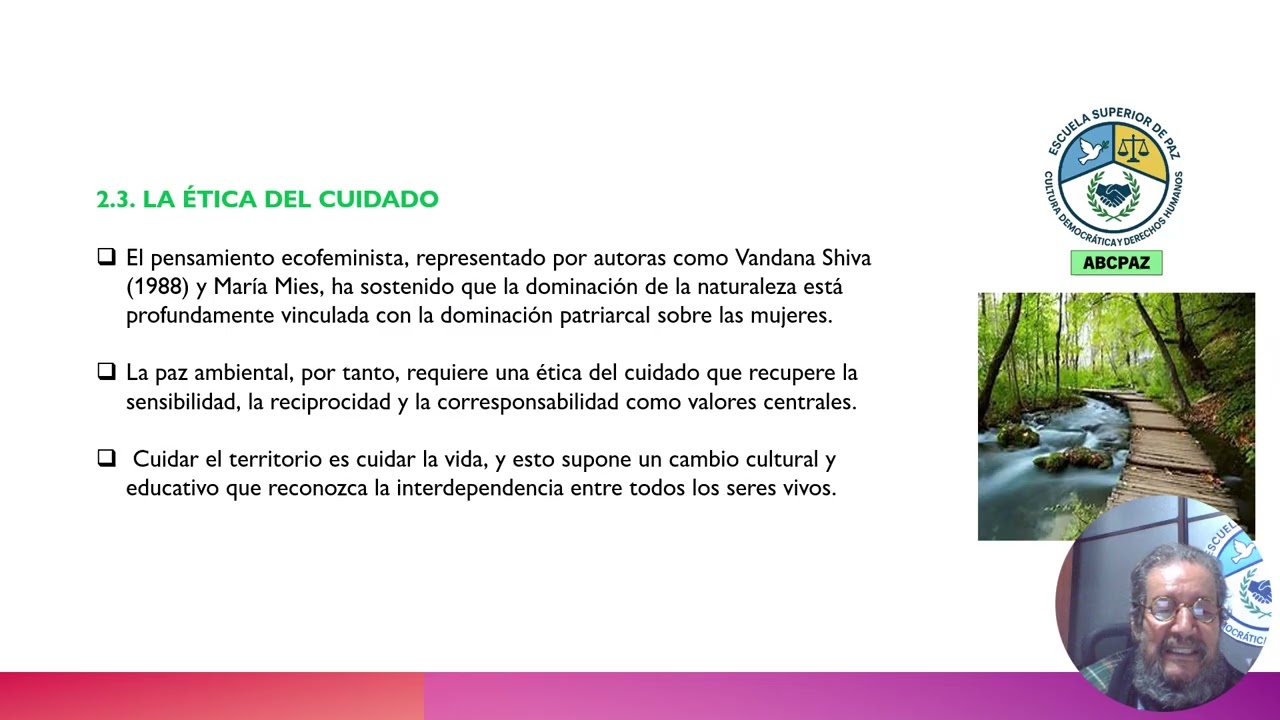 PAZ AMBIENTAL, FUNDAMENTOS Y ESTRATEGIAS DE CONSTRUCCI&Oacute;N