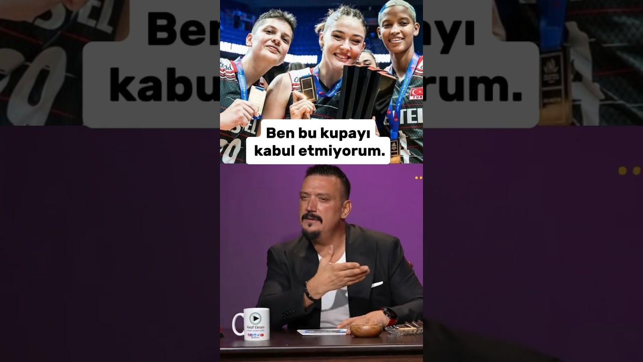 🗣️Şenol İpek: Benim de tanıdığım bir hoca vardı. Ben bu kupayı kabul etmiyorum dedi. Sen kimsin?
