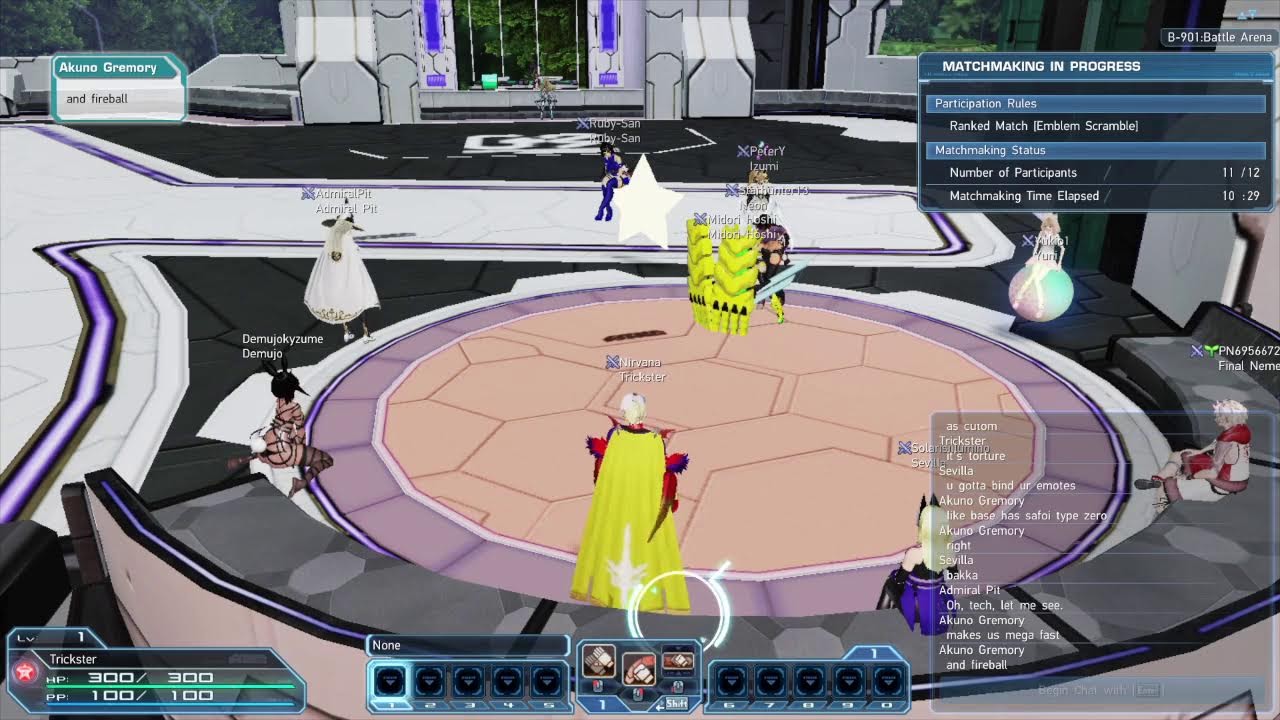 PSO2 NGS Base PvP, cause why not