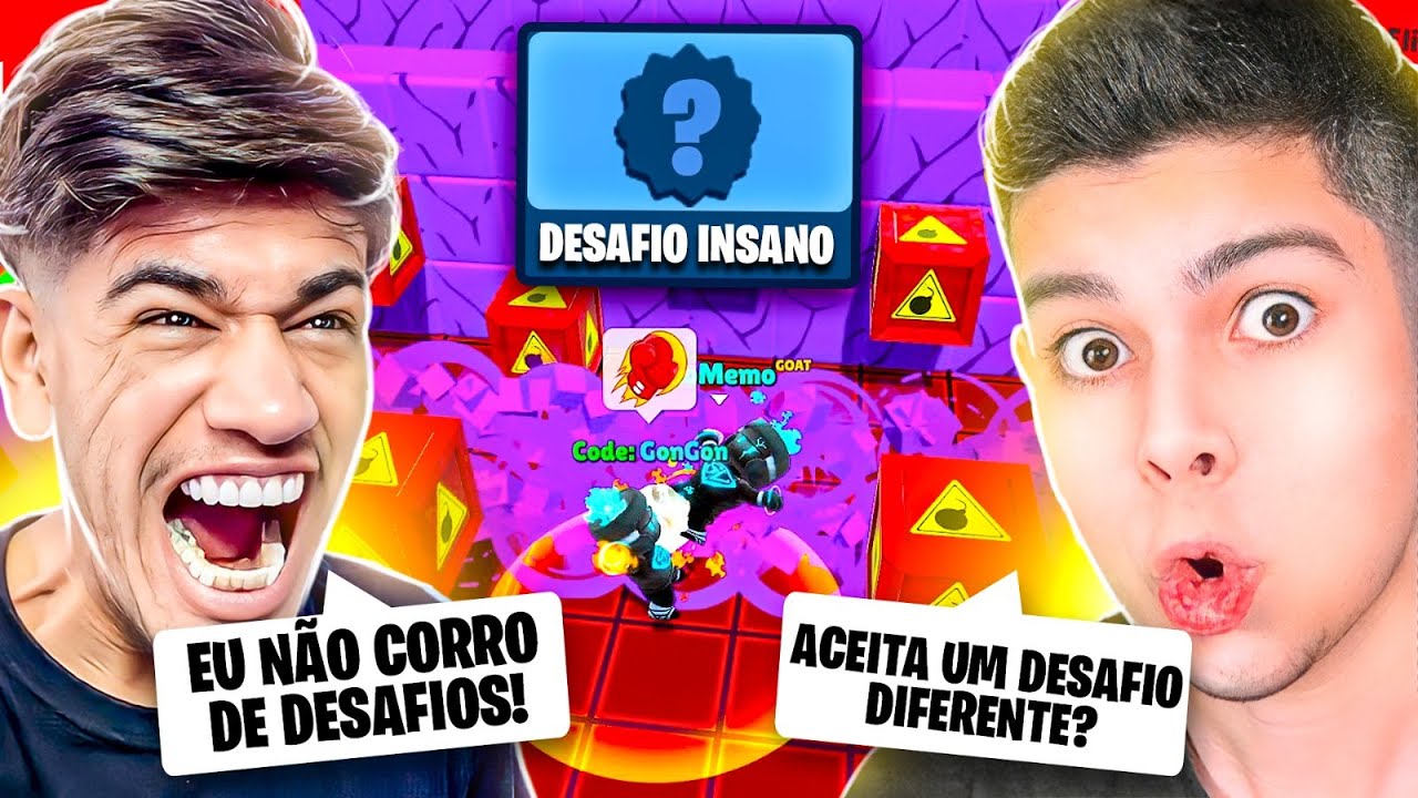 ESSE YOUTUBER ME CHAMOU PRA UM DESAFIO NO STUMBLE GUYS! ​⁠@GonGonOficial