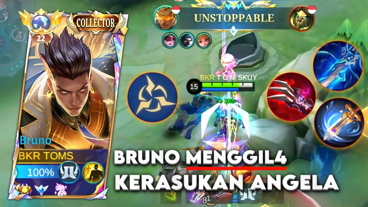 HAMPIR KALAH ! GARA² BRUNO KERASUKAN ANGELA DAMAGENYA MAKIN GIL4 !