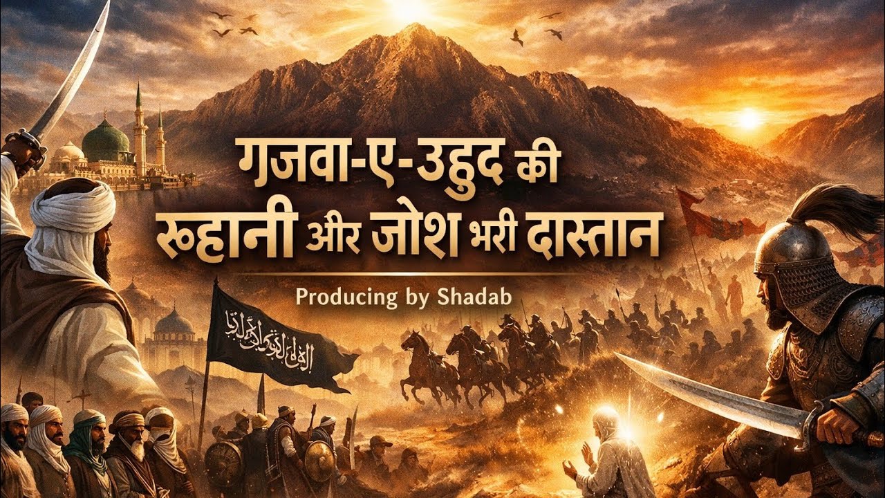 Ghazwa-e-Uhud | Sabr aur Ita’at ki Roohani Dastaan | Islamic Tarikh 2026 | Producing by Shadab 