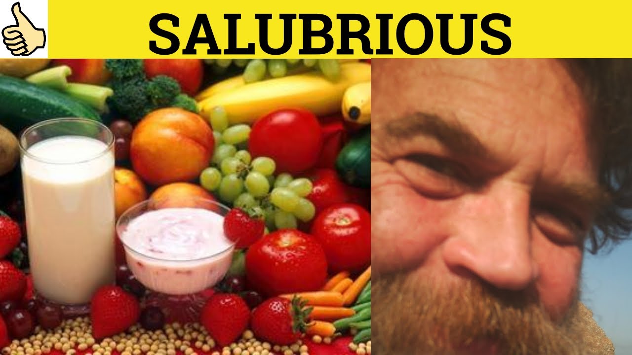 🔵 Salubrious Defined - Insalubrious Means - Salubriously Meaning - Insalubriously Examples  - Formal