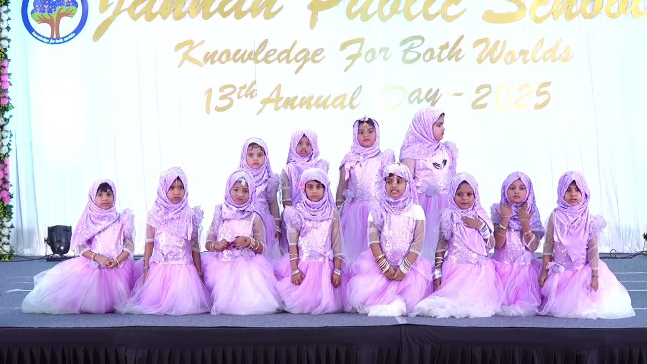 A is for Allah | Students of Sr.KG (Girls) - | 13th Annual day 2025