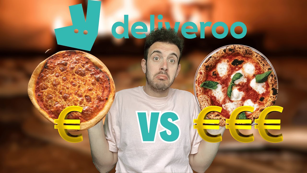 PIZZA ECONOMICA vs PIZZA COSTOSA su DELIVEROO