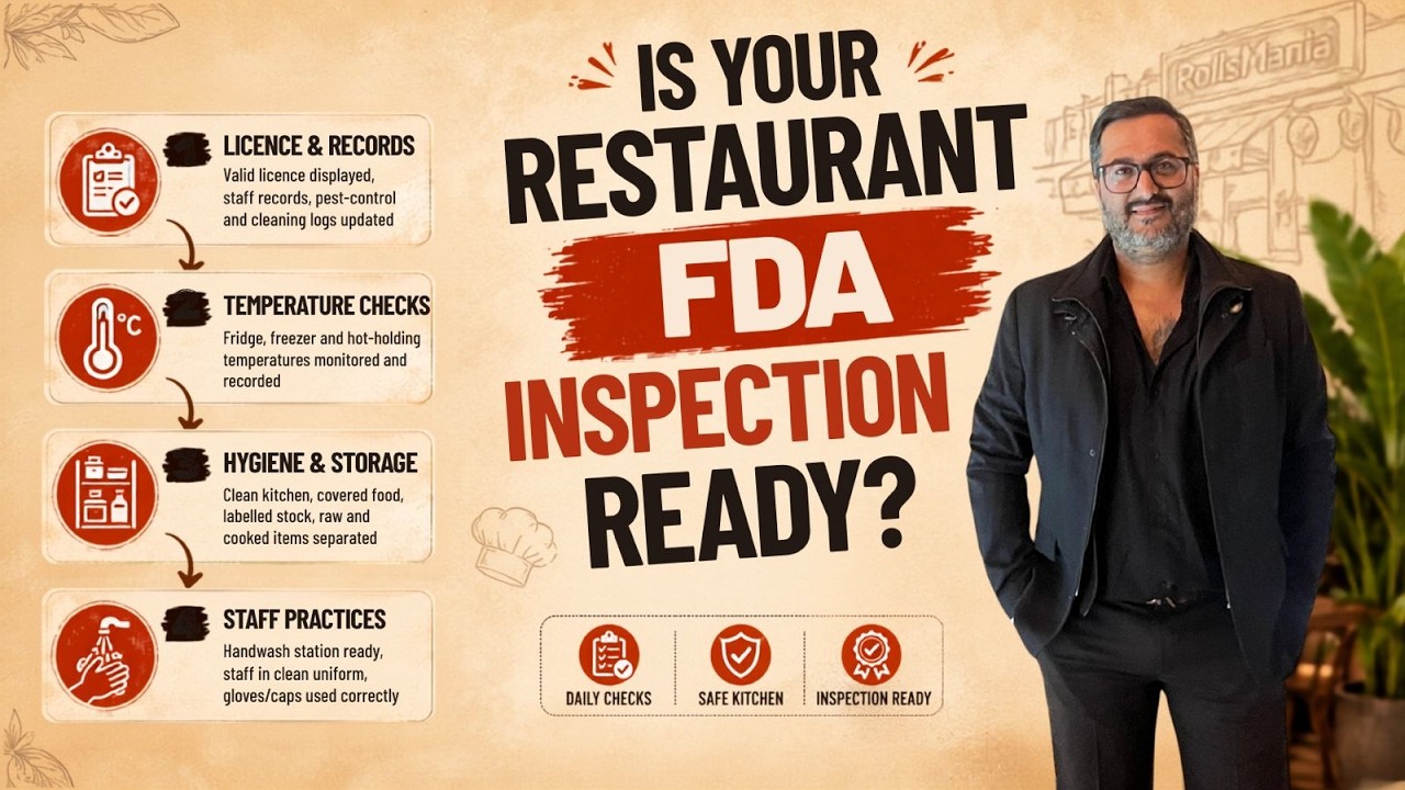 Is Your Restaurant FDA Inspection Ready? Rolls Mania | Quick Tips