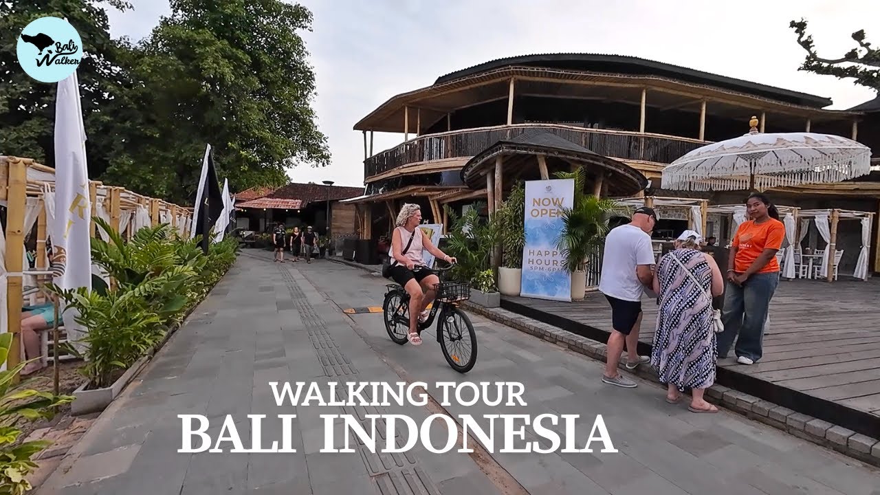 2 Hours Virtual Walking Tour BALI INDONESIA | Sanur, Kuta, Legian, Canggu Today November 2025
