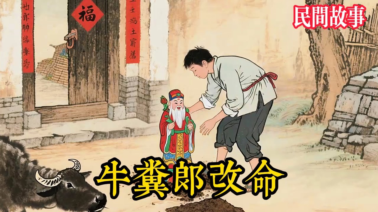 穷小子好心將神像撿出牛糞，沒想到路遇三件怪事，还被預言家財萬貫只剩三日活命！结局令人意想不到#民间故事 #故事頻道 #听书 #民間故事 #有聲書 #說書 #睡前故事 #情感