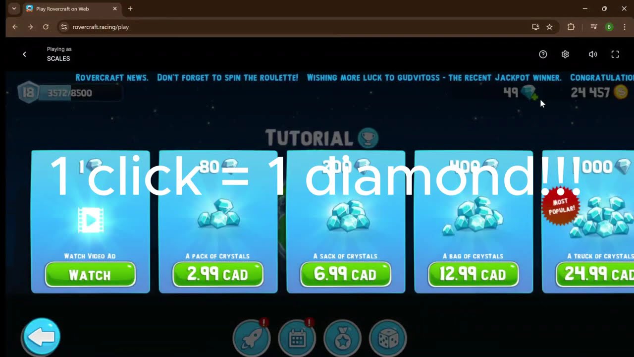 easy diamonds rovercraft 2025