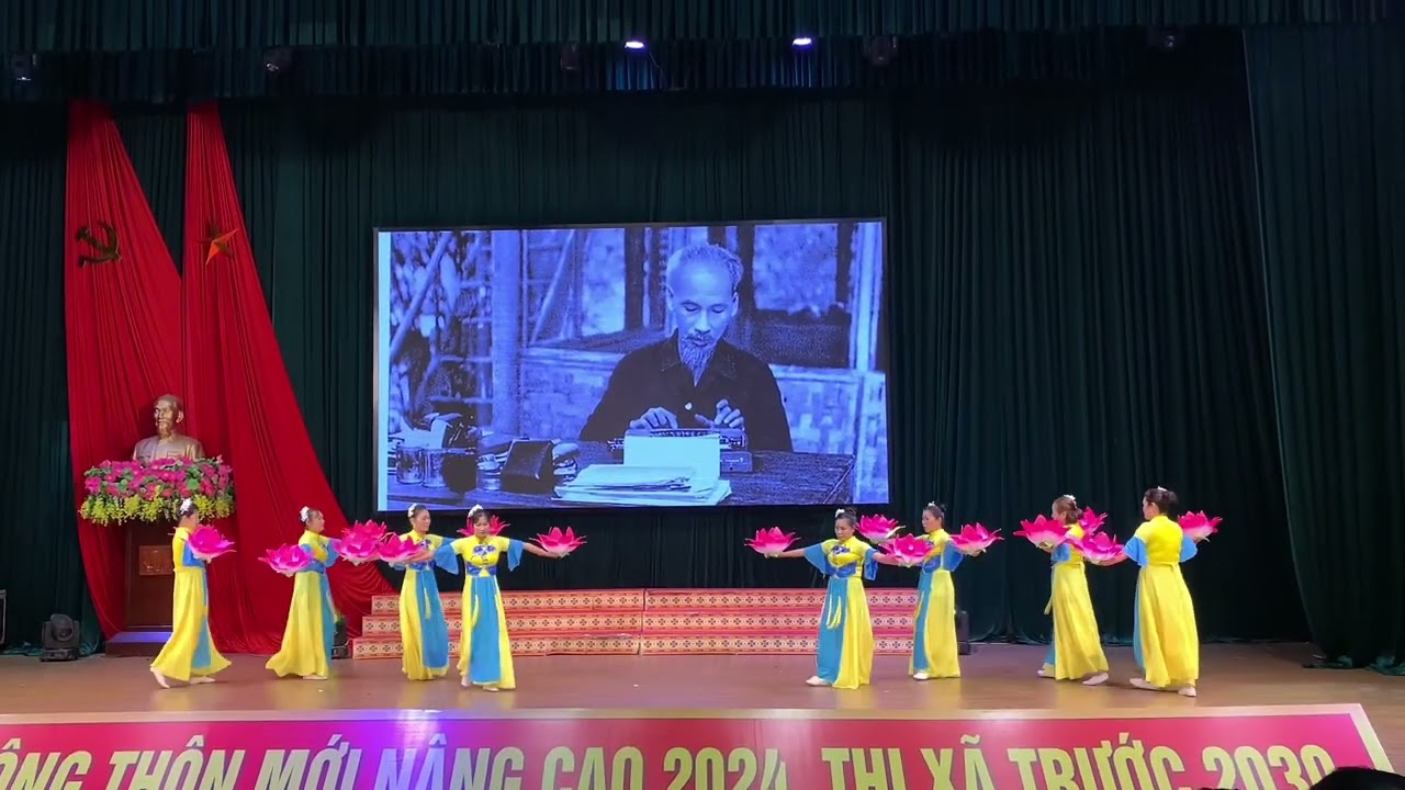 Múa Đêm nghe hát đò đưa nhớ Bác - TDP Vân  Long