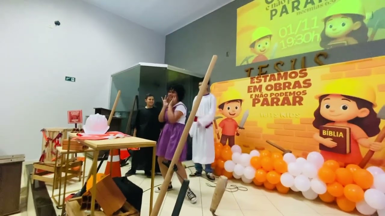 Casinha na Rocha - Culto Kids Neemias