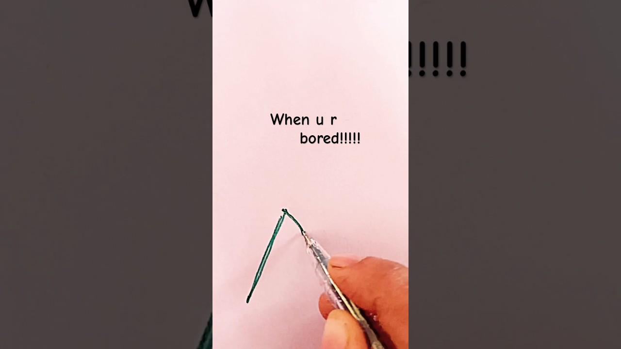 When u r bored just draw this!!!! 🐱 #bored #drawing #satysfying #easydrawing #simpledrawingtutorial