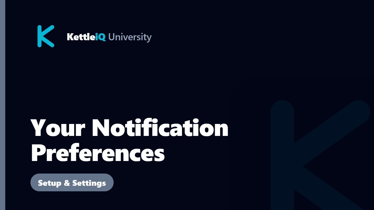 Your Notification Preferences