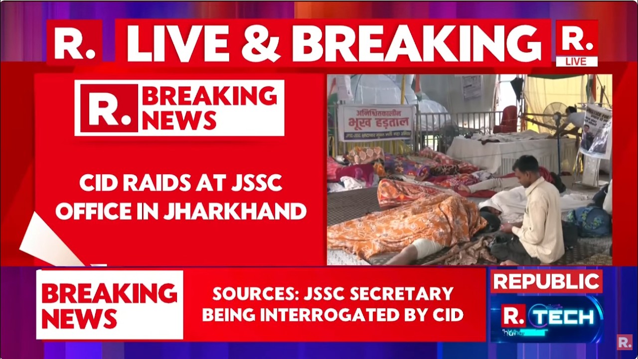 BREAKING LIVE: CID Raids At JSSC Office In Jharkhand, Secretary Being Interrogated