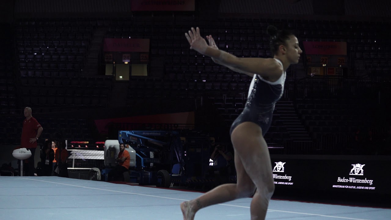 Becky Downie GBR FX - 2019 World Championships in Stuttgart