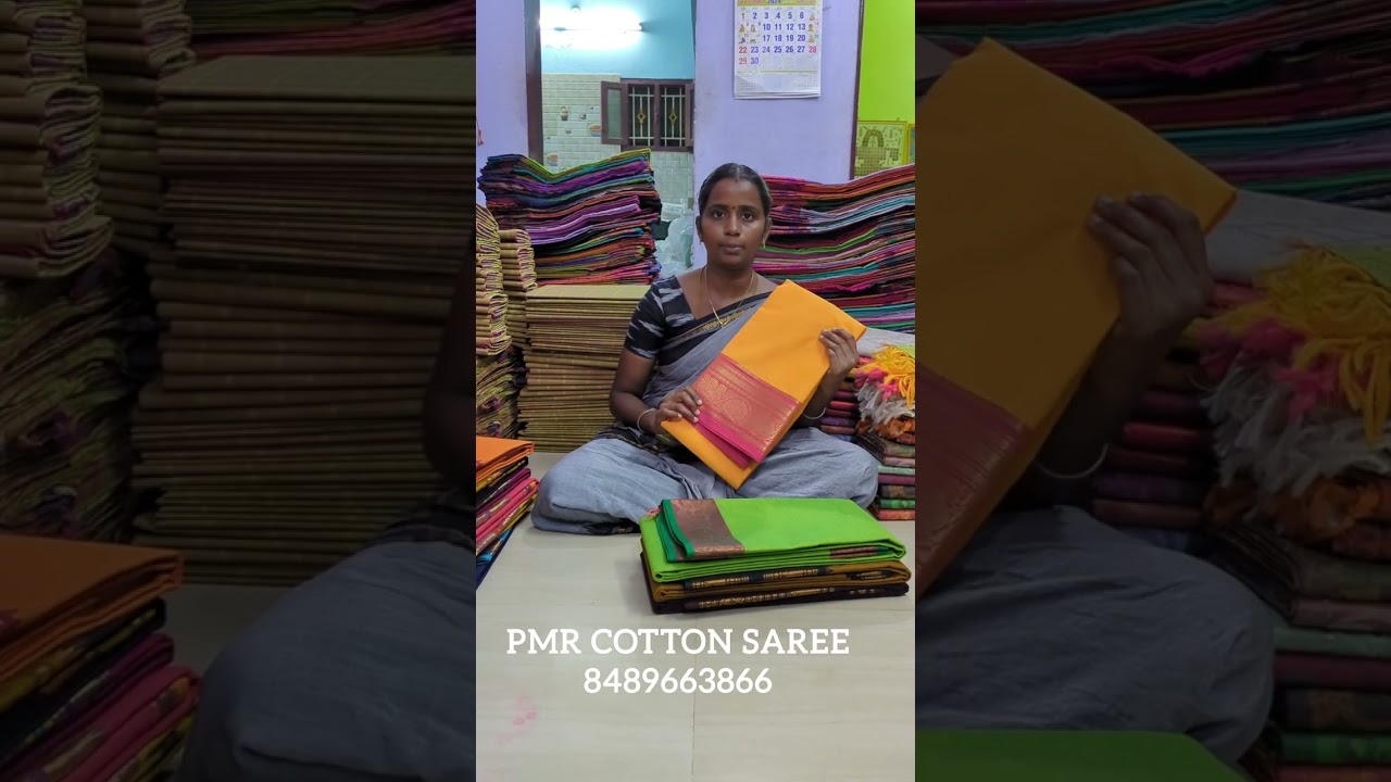 80 counts chettinad cotton saree #80countchettinadcotton #chettinad#chettinadcotton @pmrcotton