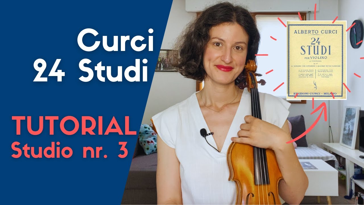 TUTORIAL VIOLINO | Alberto Curci, “24 Studi” - Studio nr. 3: legature, staccato, colori