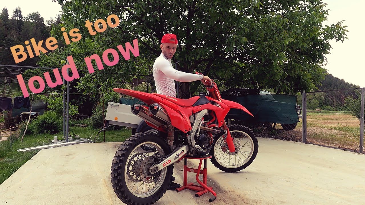 Stock exhaust vs full pro circuit t-6 exhaust system.crf450(Pure sound)