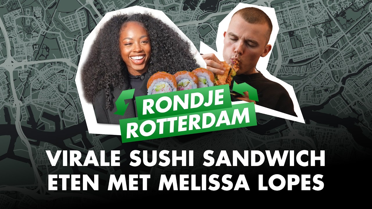 PISTACHE MATCHA en VIRAL SUSHI SANDWICH met MELISSA LOPES | Rondje Rotterdam #8
