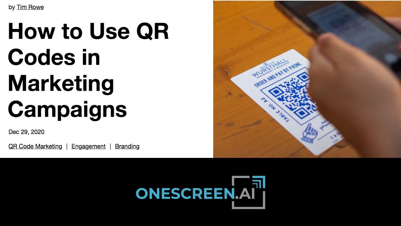 How to Use QR Codes in Marketing Campaigns