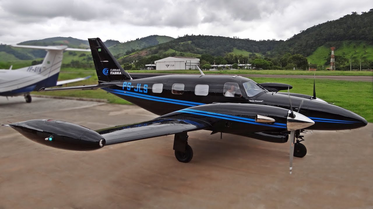 Piper Cheyenne I Acionamento e Decolagem
