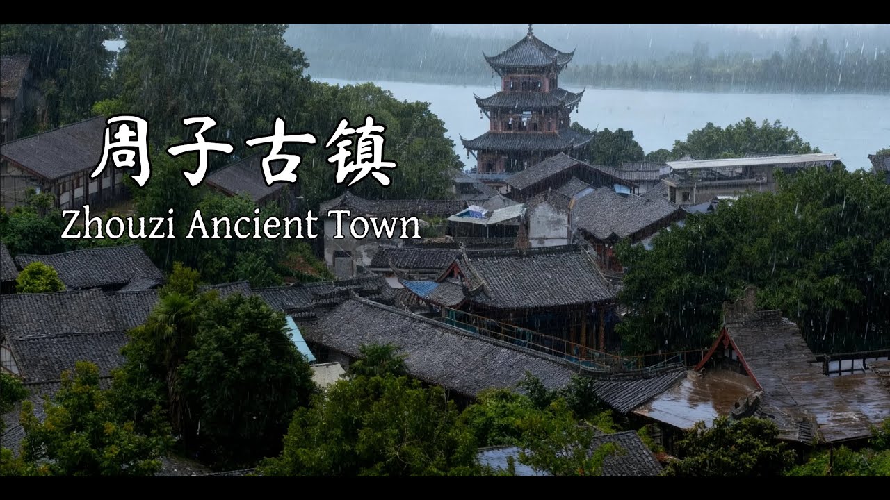 中国四川省周子古镇Zhouzi Ancient Town, Sichuan Province, China