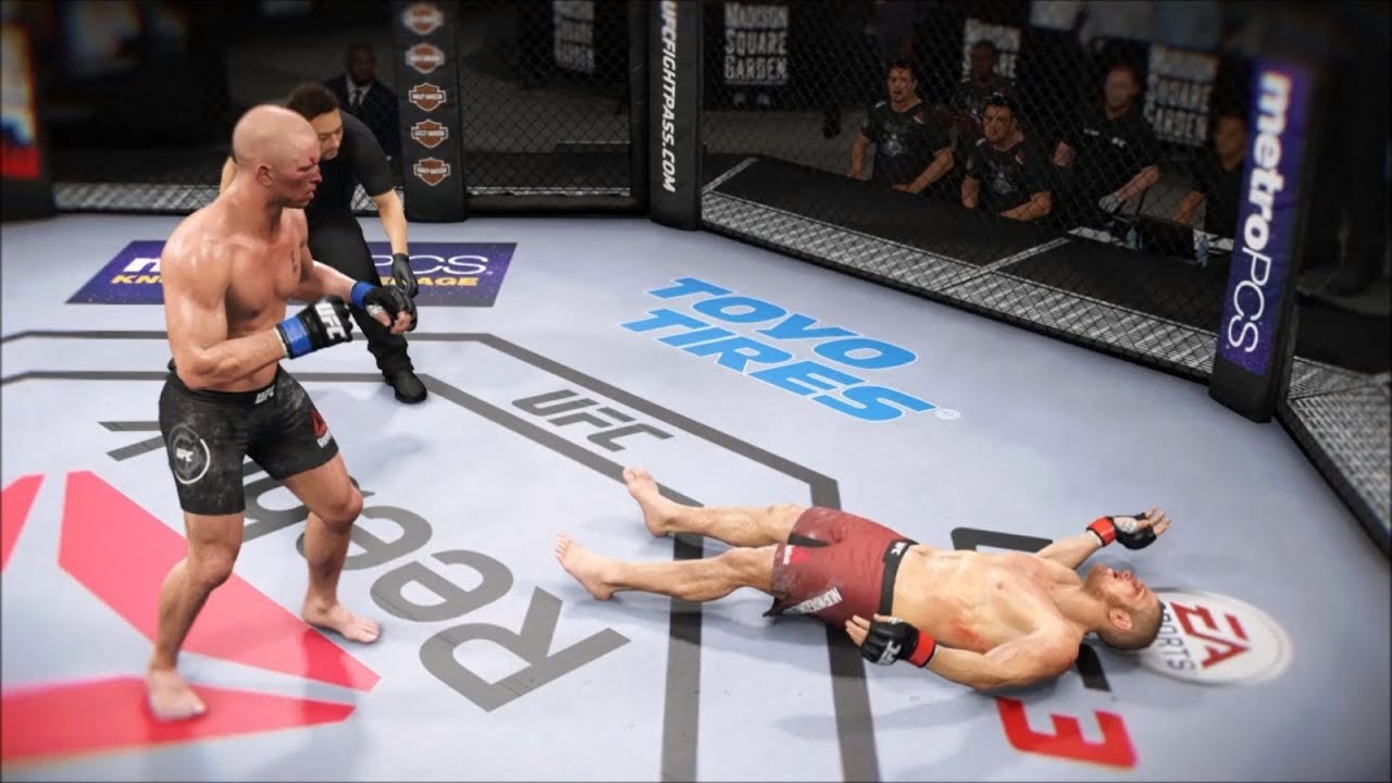 Khabib vs. GSP (EA Sports UFC 3) - K1 Rules