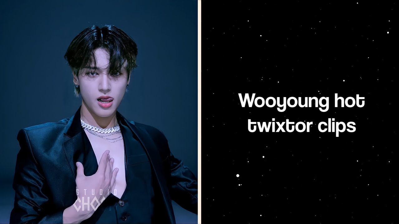 Wooyoung studio choom twixtor clips for edits [HD]