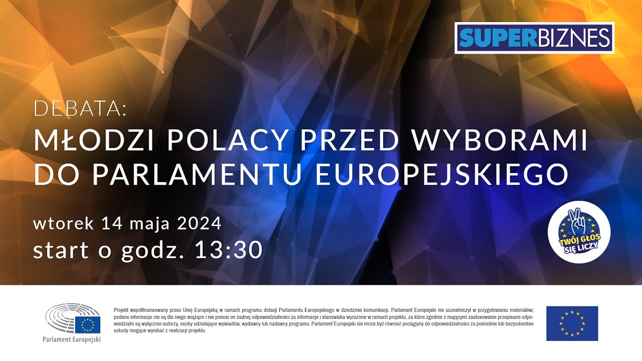 DEBATA: MŁODZI POLACY PRZED WYBORAMI DO PARLAMENTU EUROPEJSKIEGO [NA ŻYWO]