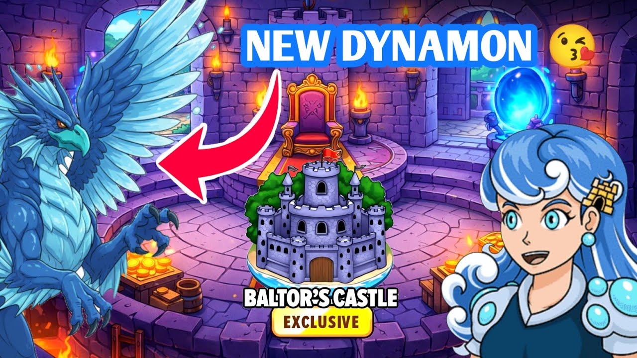 NEW MAP BALTOR CASTLE 🤯 UPCOMING DYNAMONS WORLD ll 